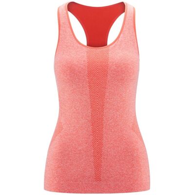 RED CHILI Inola Seamless Orange Mountain Women's T-Shirt - Sporty breathable racerback top RED CHILI Inola Seamless Orange Mountain Women's T-Shirt - Sporty breathable racerback top