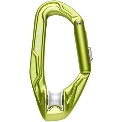 Edelrid Axiom Slider - Mousqueton Vert - Carabiner avec Roue Edelrid Axiom Slider - Mousqueton Vert - Carabiner avec Roue