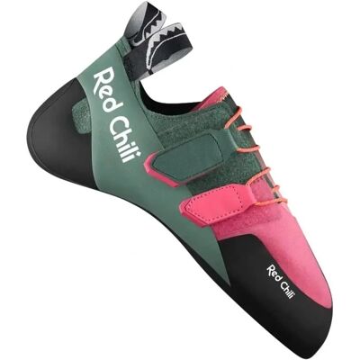 Red Chili Fusion LV II Rose / Vert - Chaussures d'escalade - Publicité Red Chili Fusion LV II Rose / Vert - Chaussures d'escalade - Publicité