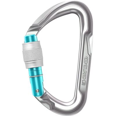 Edelrid Pure Screw III Karabiner - Sølv - Vertikale aktiviteter Edelrid Pure Screw III Karabiner - Sølv - Vertikale aktiviteter
