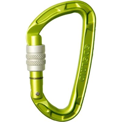 Edelrid Pure Screw III Karabiner - Groen - Veiligheidsvergrendeling - 97mm Edelrid Pure Screw III Karabiner - Groen - Veiligheidsvergrendeling - 97mm