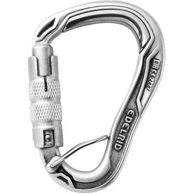 Edelrid Triple FG Eco Stalen Karabiner - Duurzaam, Milieuvriendelijk Edelrid Triple FG Eco Stalen Karabiner - Duurzaam, Milieuvriendelijk