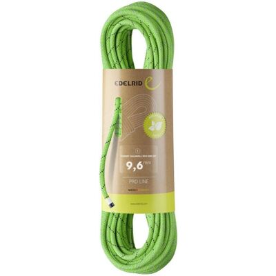 Edelrid Tommy Caldwell Eco Dry 9,6mm 60M - Neon Zielony Lina Edelrid Tommy Caldwell Eco Dry 9,6mm 60M - Neon Zielony Lina