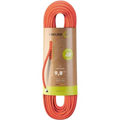 Edelrid Heron Eco Dry 9,8 mm Corde d'escalade Rouge - Polyvalent - Publicité Edelrid Heron Eco Dry 9,8 mm Corde d'escalade Rouge - Polyvalent - Publicité