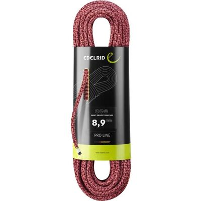 Cuerda de escalada Edelrid Swift Protect Pro Dry 8,9mm 60m - Rojo Cuerda de escalada Edelrid Swift Protect Pro Dry 8,9mm 60m - Rojo