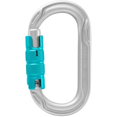 Edelrid Oval Power 2500 Triple - Silber Karabiner - Unisex Edelrid Oval Power 2500 Triple - Silber Karabiner - Unisex