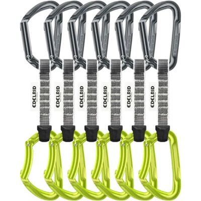 Edelrid 737910106270 Kletterkarabiner D-Form Grün Grau 6 Stück Edelrid 737910106270 Kletterkarabiner D-Form Grün Grau 6 Stück