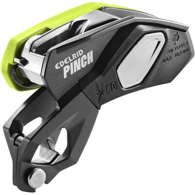Edelrid PINCH - Allsidig sikringsutstyr - grå/gul Edelrid PINCH - Allsidig sikringsutstyr - grå/gul