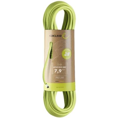 Corde d'escalade Edelrid Apus Eco Dry - 50m - Publicité Corde d'escalade Edelrid Apus Eco Dry - 50m - Publicité