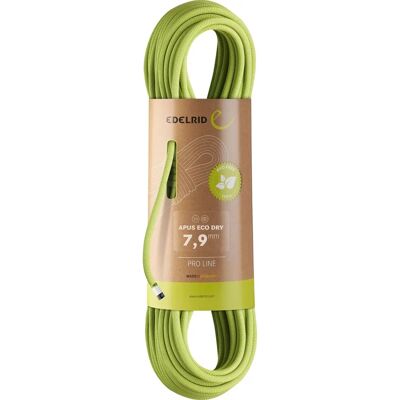 Edelrid Apus Eco Dry - Oasis, 60m 7,9mm - Corde d'escalade - Publicité Edelrid Apus Eco Dry - Oasis, 60m 7,9mm - Corde d'escalade - Publicité