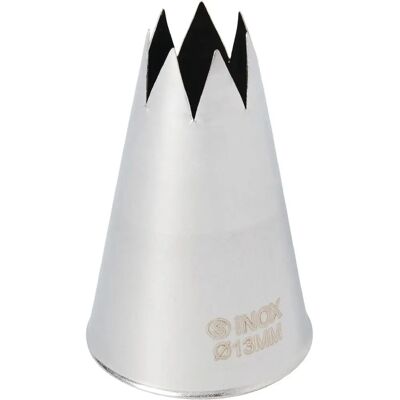 SCHNEIDER Rustfrit stål kanellé dyse - 13mm SCHNEIDER Rustfrit stål kanellé dyse - 13mm
