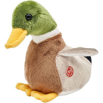 Uni Toys Pluszowa kaczka - V-00385 - Z dźwiękiem - Bezpieczna dla niemowląt i dzieci Uni Toys Pluszowa kaczka - V-00385 - Z dźwiękiem - Bezpieczna dla niemowląt i dzieci