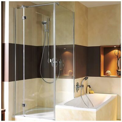 Breuer Espira Douchewand - Verstelbare Breedte 870-890mm - Veiligheidsglas Breuer Espira Douchewand - Verstelbare Breedte 870-890mm - Veiligheidsglas