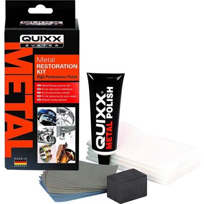 QUIXX Metaalrestauratieset - Multi-oppervlakte Polijstmiddel voor Goud, Zilver, Chroom QUIXX Metaalrestauratieset - Multi-oppervlakte Polijstmiddel voor Goud, Zilver, Chroom