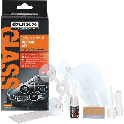 Quixx Windshield Repair Kit - Chips & Cracks - Glass Repair Quixx Windshield Repair Kit - Chips & Cracks - Glass Repair