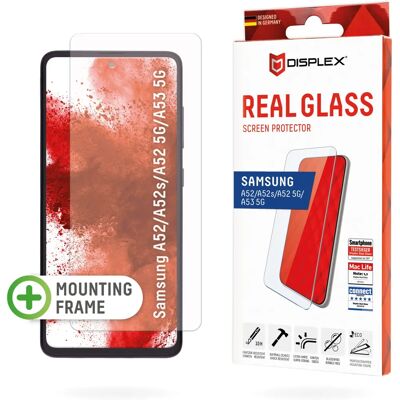 Displex Átlátszó kijelzővédő Samsung Galaxy A52, A52 5G, A53 5G - Ellenáll ütésnek és karcolásoknak Displex Átlátszó kijelzővédő Samsung Galaxy A52, A52 5G, A53 5G - Ellenáll ütésnek és karcolásoknak
