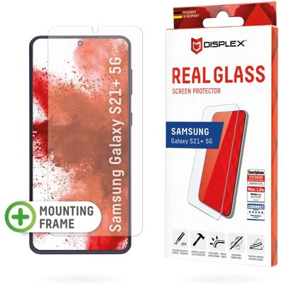 Displex Protecteur d'Écran Galaxy S21+ - Transparent, Résistant aux chocs, Compatible coque - Publicité Displex Protecteur d'Écran Galaxy S21+ - Transparent, Résistant aux chocs, Compatible coque - Publicité