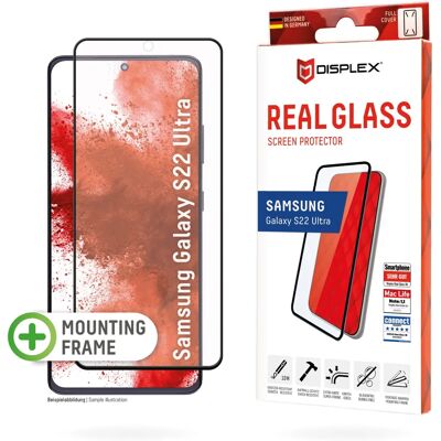 Displex Galaxy S22 Ultra Képernyővédő - Teljes lefedésű 3D/Curved Displex Galaxy S22 Ultra Képernyővédő - Teljes lefedésű 3D/Curved