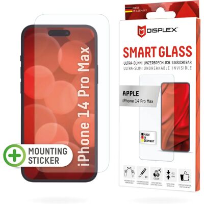 Displex 01717 - Átlátszó ütésálló kijelzővédő az iPhone 14 Pro Max-hoz Displex 01717 - Átlátszó ütésálló kijelzővédő az iPhone 14 Pro Max-hoz