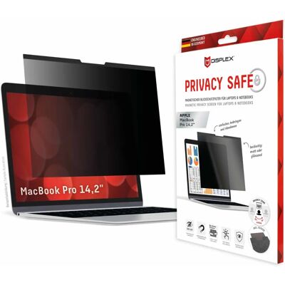 Displex 01766 Filtre de confidentialité pour MacBook Pro 14,2" - Privacy Safe Écran - Publicité Displex 01766 Filtre de confidentialité pour MacBook Pro 14,2" - Privacy Safe Écran - Publicité