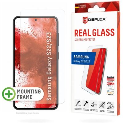 Displex Galaxy S22/S23 Displayschutz - Klar, Anti-Fingerprint Displex Galaxy S22/S23 Displayschutz - Klar, Anti-Fingerprint