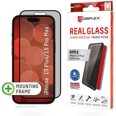Displex Apple Privacy Glass iPhone 15 Plus/Pro Max Displayschutz Displex Apple Privacy Glass iPhone 15 Plus/Pro Max Displayschutz