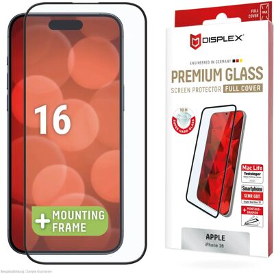Displex 02014 Proteggi Schermo per iPhone 16 - Trasparente, Copertura Completa Displex 02014 Proteggi Schermo per iPhone 16 - Trasparente, Copertura Completa