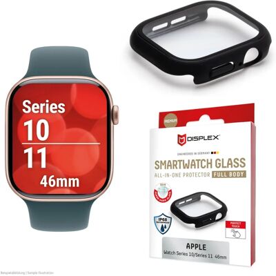 Displex Series 10 46 mm Stoßfester Displayschutz - Smart Wearable Accessories Displex Series 10 46 mm Stoßfester Displayschutz - Smart Wearable Accessories