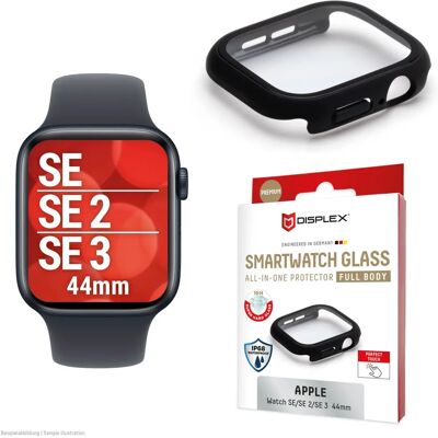 Displex Apple Watch SE (2) 44 mm Schutzglas - Stoßfest Displex Apple Watch SE (2) 44 mm Schutzglas - Stoßfest