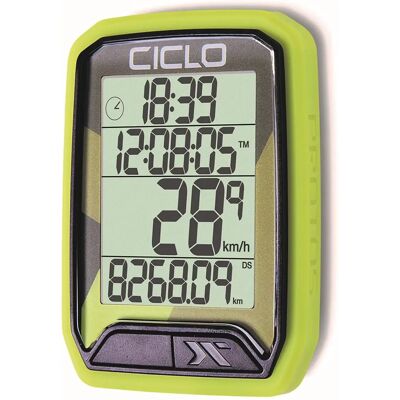 Ciclo Sport Protos 113 Licznik rowerowy - Zielony - 13 funkcji Ciclo Sport Protos 113 Licznik rowerowy - Zielony - 13 funkcji