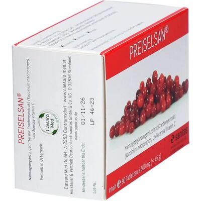 Sanitas Cranberry-Extrakt Nahrungsergänzung - 90 Tabletten Sanitas Cranberry-Extrakt Nahrungsergänzung - 90 Tabletten