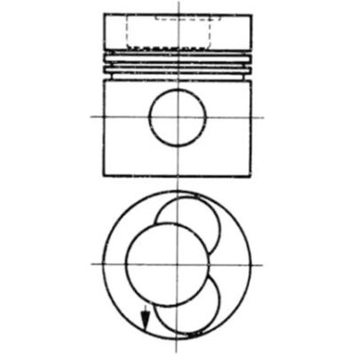 KOLBENSCHMIDT 92581610 Piston - Pistons KOLBENSCHMIDT 92581610 Piston - Pistons