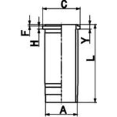 KOLBENSCHMIDT 89399110 Cylindersleeve - Vådt, 130,175mm boring, 143,9mm ydre KOLBENSCHMIDT 89399110 Cylindersleeve - Vådt, 130,175mm boring, 143,9mm ydre