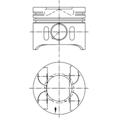 Kolbenschmidt Sylinteripistooli 88mm - Mercedes-benz C-luokka, E-luokka varten Kolbenschmidt Sylinteripistooli 88mm - Mercedes-benz C-luokka, E-luokka varten