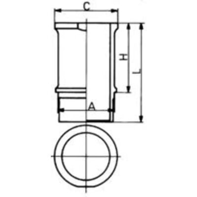 KOLBENSCHMIDT Zylinderlaufbuchse - Inserto de cilindro KOLBENSCHMIDT Zylinderlaufbuchse - Inserto de cilindro
