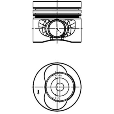 Pistón KOLBENSCHMIDT 81,51mm para VW Crafter - Pistón Pistón KOLBENSCHMIDT 81,51mm para VW Crafter - Pistón