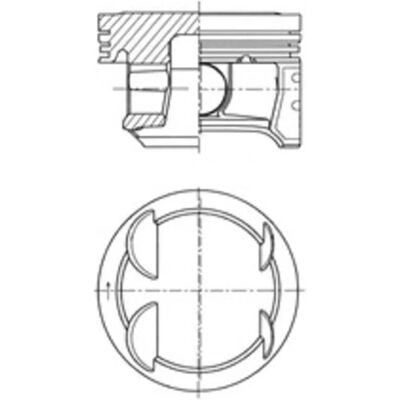 KOLBENSCHMIDT 41006600 Piston - Ø 73,4mm - Opel Corsa D/E KOLBENSCHMIDT 41006600 Piston - Ø 73,4mm - Opel Corsa D/E