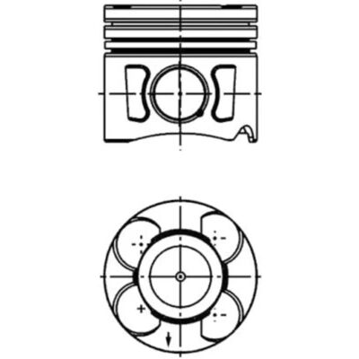 KOLBENSCHMIDT 41289600 Zuiger - 69.6mm - Fiat Opel KOLBENSCHMIDT 41289600 Zuiger - 69.6mm - Fiat Opel