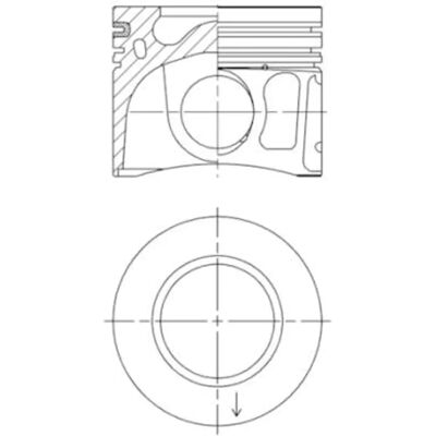 Piston KOLBENSCHMIDT 41765600 - Ford Transit, Peugeot Boxer, 86mm Piston KOLBENSCHMIDT 41765600 - Ford Transit, Peugeot Boxer, 86mm