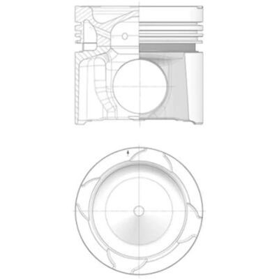 Piston KOLBENSCHMIDT 40393601 - Cylindre 130mm, Hauteur 82mm, Goujon 55mm Piston KOLBENSCHMIDT 40393601 - Cylindre 130mm, Hauteur 82mm, Goujon 55mm
