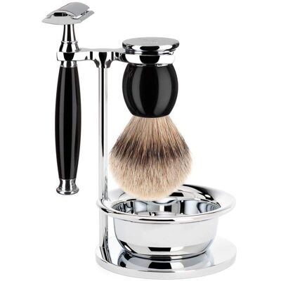 Set de Rasare Mühle SOPHIST Negru Silvertip - Set de Rasare pentru Bărbați Set de Rasare Mühle SOPHIST Negru Silvertip - Set de Rasare pentru Bărbați