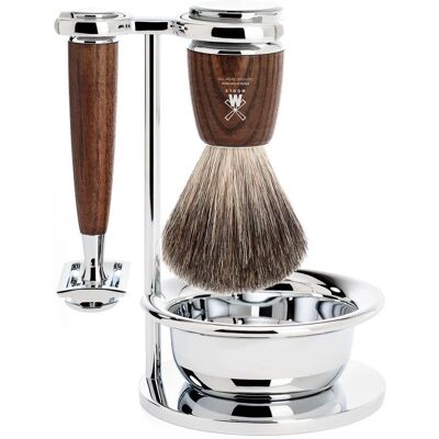 Mühle Rytmo Set - Dark Ash - Shaving Set - 4 pcs - Men’s Grooming Mühle Rytmo Set - Dark Ash - Shaving Set - 4 pcs - Men’s Grooming