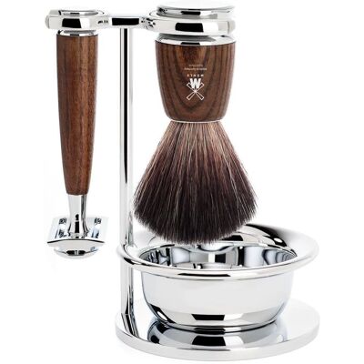 Mühle RYTMO Set Steamed Ash - Shaving Kit Mühle RYTMO Set Steamed Ash - Shaving Kit