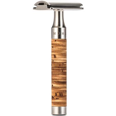 Rasoir de Sécurité en Acier Inoxydable R95 Rocca en Écorce de Bouleau - Rasoir de Sécurité Rasoir de Sécurité en Acier Inoxydable R95 Rocca en Écorce de Bouleau - Rasoir de Sécurité
