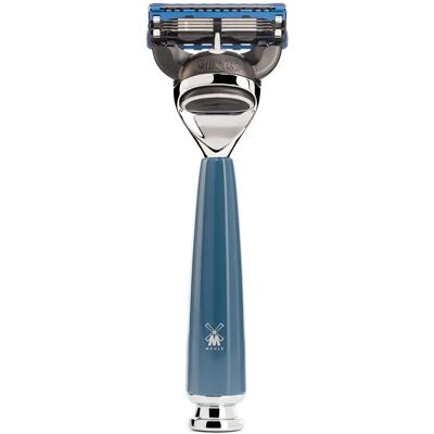 Mühle RYTMO Resin Petrol Blue 5-Blade Scheermachine voor Gillette Fusion Mühle RYTMO Resin Petrol Blue 5-Blade Scheermachine voor Gillette Fusion