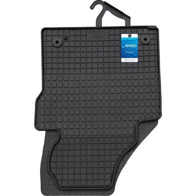 Alfombrillas de goma negras PETEX para VW Touran I - Ajuste 2003-2015 Alfombrillas de goma negras PETEX para VW Touran I - Ajuste 2003-2015