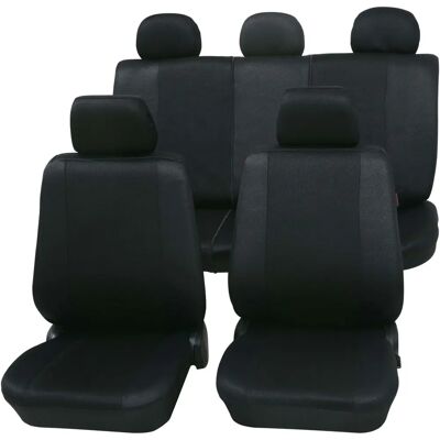 PETEX Sydney Autositzbezug-Set - 11 Stück - Schwarz PETEX Sydney Autositzbezug-Set - 11 Stück - Schwarz