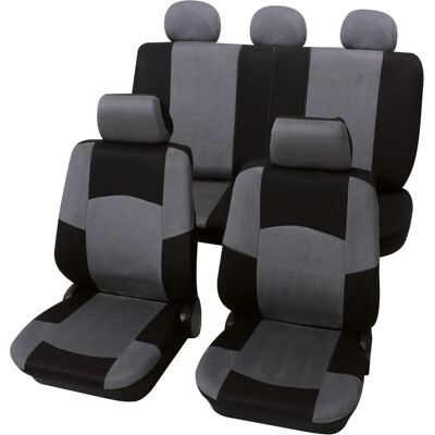 Petex 24274918 Classic Autositze Abdeckung - Schwarz, Grau Petex 24274918 Classic Autositze Abdeckung - Schwarz, Grau