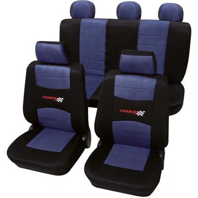 Petex - Universal Polyester Blau - Polyester - Azul - Fundas para asientos Petex - Universal Polyester Blau - Polyester - Azul - Fundas para asientos