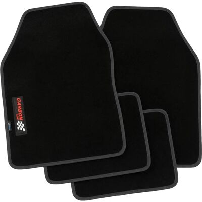 Petex Carbon Noir - Jeu de Tapis Universels 4 pièces Petex Carbon Noir - Jeu de Tapis Universels 4 pièces
